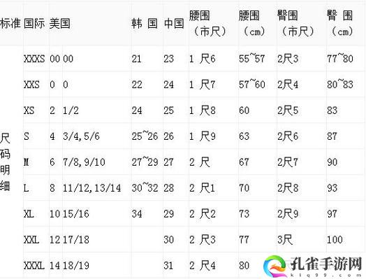 欧洲尺码日本尺码专线不卡顿