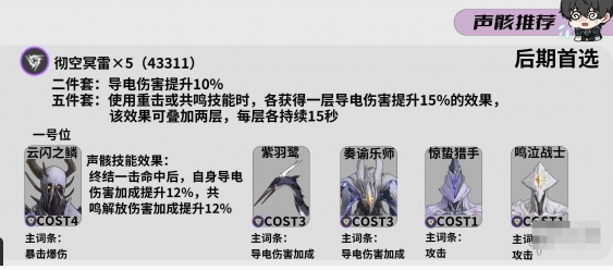 鸣潮灯灯声骸词条选择推荐 掌握战斗技巧的攻略