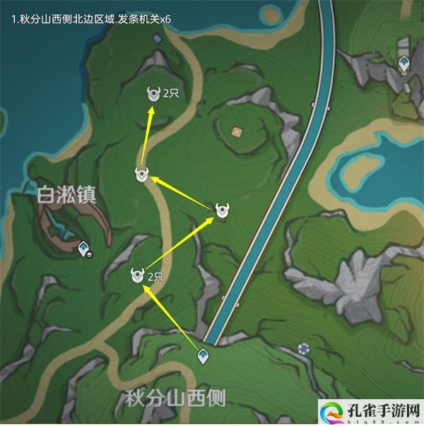 原神4.3夏沃蕾突破材料发条机关都在哪-原神4.3发条机关快速收集路线