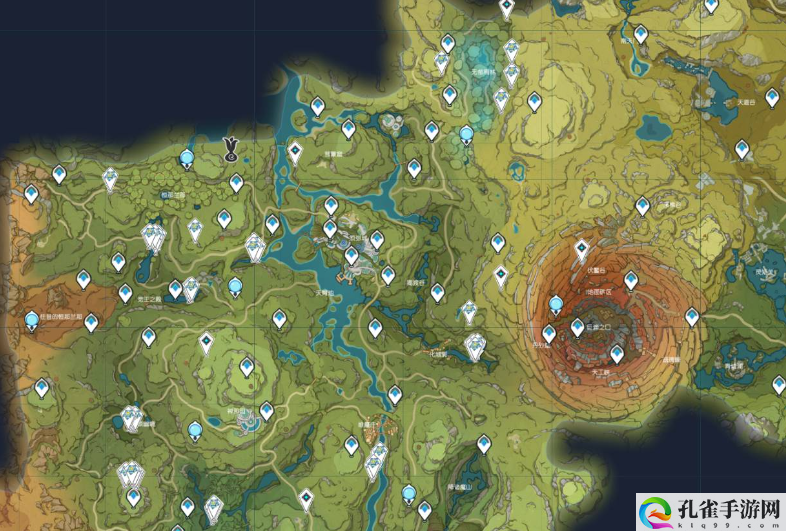 原神劫波莲采集点-劫波莲分布